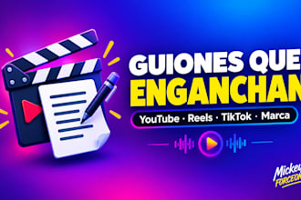 guiones estratégicos para tus vídeos de youtube, marca o negocio