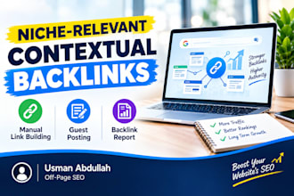 build niche relevant contextual backlinks for SEO