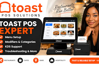 setup, configure and troubleshoot toast pos for restaurants
