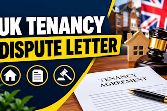 draft UK landlord tenant dispute letters, legal notices and tenancy documents