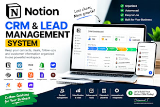 build a notion CRM, lead tracker and client management system
