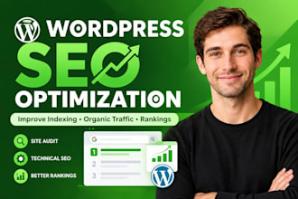 optimize wordpress SEO to improve indexing, organic traffic and rankings
