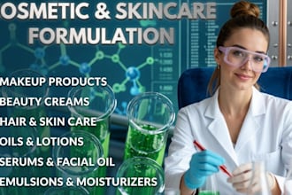 formulate custom skincare haircare and body care products