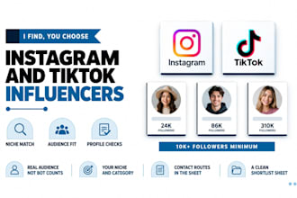 find the best instagram tiktok influencers for influencer marketing