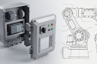 design rugged industrial equipment enclosures and automation hardware cad