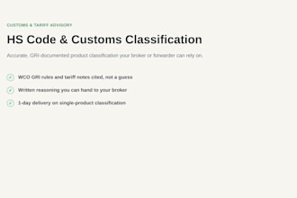 determine the correct hs code and avoid customs delays
