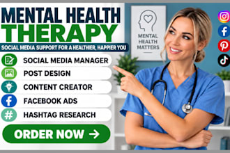 be your mental health and therapy social media marketing manager
