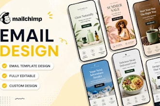 design reusable mailchimp email newsletter template mailchimp email template