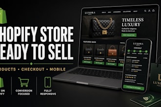 build a shopify store ready to sell today