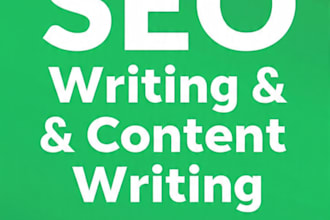 seo blog article and website content