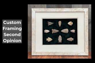 review your custom picture framing design or quote