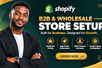 do shopify b2b and wholesale store setup