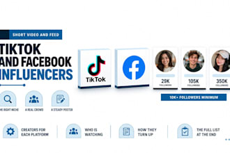 find the best tiktok facebook influencers for influencer marketing
