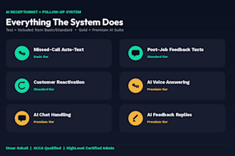 set up your ai receptionist and follow up automation