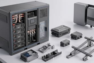 design energy storage systems and renewable hardware enclosures cad