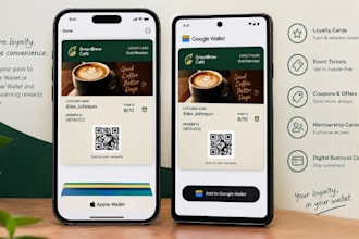 create apple and google wallet loyalty stamp card with passkit