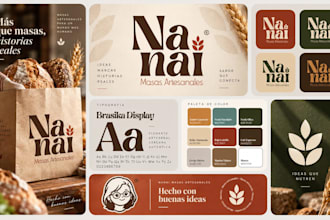 design a modern logo, branding kit and brand identity