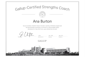 provide personalized cliftonstrengths coaching