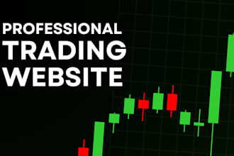 design a professional trading, forex, crypto or investment website