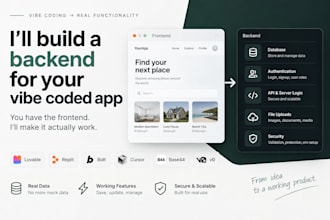 build a secure backend for your vibe coded app
