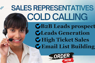 do b2b cold calling, lead generation and sales appointment setting email list