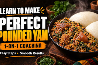 prepare pounded yam for you