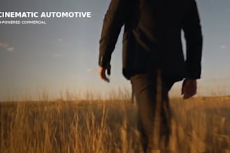 create cinematic ai automotive commercials
