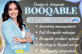 build booqable rental website for equipment, event and party rental businesses