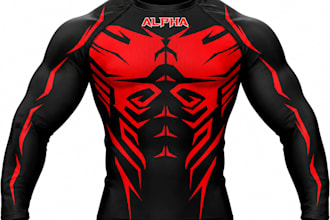 design custom bjj rash guard and sportswear