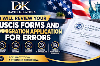 review your uscis forms and immigration application for errors