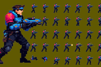 pixel art sprite sheet pixel art animation pixel art character game art asset