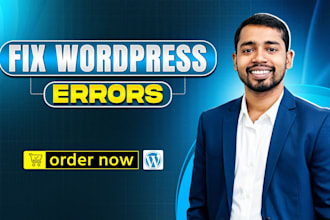 fix wordpress issues errors bugs and website problems