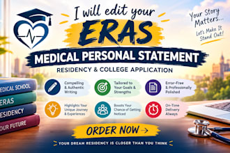edit your eras medical personal statement residency college application