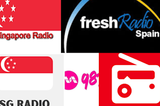 airplay, broadcast, and promote your song on singapore and spain radio