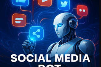 social media bot, ai agents , software, chatbots, automation bot
