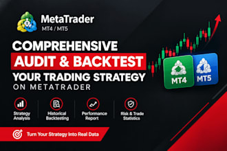 conduct a comprehensive audit and backtest your trading strategy on metatrader
