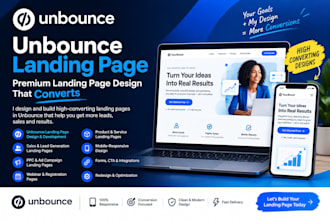 unbounce landing page,landing page design, premium landing page design