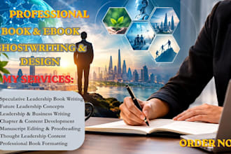 ghostwrite speculative  leadership entrepreneurship business book cover  novella