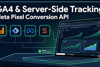 set up ga4 and google tag manager via server side tracking