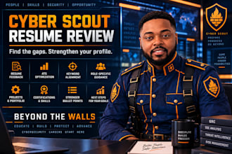 review your cybersecurity resume and show how to improve it