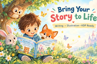 write, illustrate and format your childrens storybook for KDP