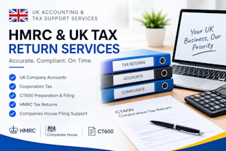 do UK accountant hmrc UK tax returns corporation tax companies house ct600