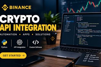 develop custom crypto API integrations and automation software