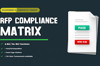 analyze your rfp and build a bid compliance matrix