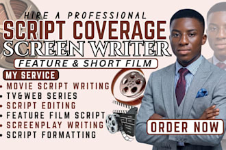provide script coverage, feedback, notes, analysis for  screenplay or tv script