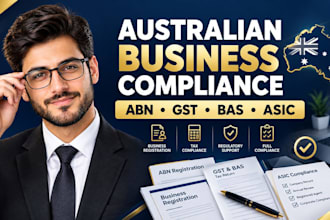 handle australian abn, gst, bas preparation, business and asic compliance
