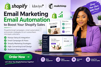 do email marketing ecommerce promotion shopify marketing klaviyo shopify sales