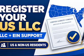 register your US llc and obtain an ein for non US residents