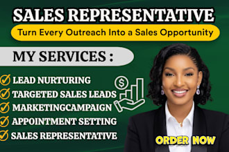 sales closer b2b high ticket sale representative salesperson appointment setting