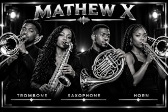 play professional trombone saxophone and horn for your song